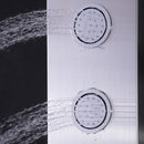 47" Stainless Shower Panel with Massage Jets Hand Shower