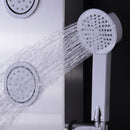 47" Stainless Shower Panel with Massage Jets Hand Shower