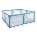 Baby Playpen Extra Large Kids Activity Center Safety Play-Blue
