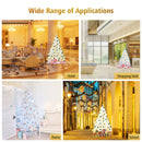 6' - 7.5' - 9' Hinged Artificial Christmas Tree with Metal Stand-6 ft