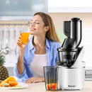Juicer Machines Slow Masticating Juicer Cold Press Extractor with 3" Chute