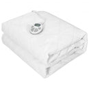 Auto Shut Off Heated Electric Mattress Pad with Dual Controller-Twin Size