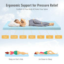 4" Gel Injection Memory Foam Mattress Top Ventilated Mattress Double Bed-Full Size