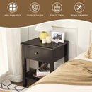Brown Nightstand End Table