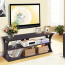 3-Tier TV Stand Storage Console with Storage Shelves