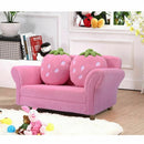 BL-PI Kids Strawberry Armrest Chair Sofa-Pink