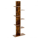Open Concept Plant Display Shelf Rack Storage Holder-Brown