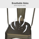 4 Pcs Modern Bar Stools with Removable Back and Rubber Feet-Gun