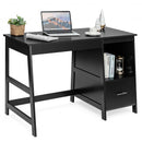 47.5" Modern Home Computer Desk with 2 Storage Drawers-Black