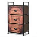 3 Drawer Fabric Dresser Storage Tower Nightstand