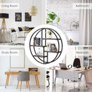 Hanging Storage Shelf Circular Wall-Mounted 4-Tier Rack