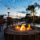 36 inch Round Steel Fire Pit Ring Liner for Outdoor Backyard