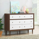 6 Drawer Wood Chest of Drawers Storage Freestanding Cabinet Organizer