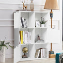 6 Cube Wood Storage Shelves Organization