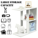 3-tier Side Table with Storage Shelf