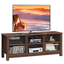 60"  Entertainment TV Stand Cabinet-Brown