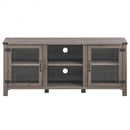 TV Stand Entertainment Center for TV's with Storage Cabinets-Taupe