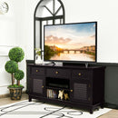 TV Stand Media Console with Drawers Cabinets-Brown