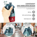 44oz Vacuum Insulated Leakproof Stainless Steel Sports Water Bottle-Gray