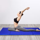 4' x 8' x 2"  Folding Panel Exercise Gymnastics Mat-Blue