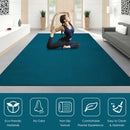 7' x 5' x 8 mm Thick Workout Yoga Mat-Navy