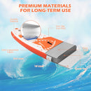 Inflatable Stand Up Paddle Board with Backpack Aluminum Paddle Pump-L