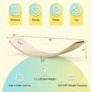 12 Inch Wooden Wobble Toy Balance Board-Natural