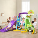 6 in 1 Climber Swing Basketball Hoop Football Gate
