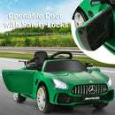 12V Licensed Mercedes Benz Kids Ride-On Car with Remote Control-Green