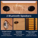 Relaxe Caldera™ Full Spectrum Infrared Sauna With Red Light Therapy Panel