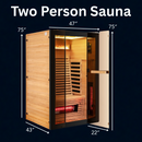 Relaxe Caldera™ Full Spectrum Infrared Sauna With Red Light Therapy Panel