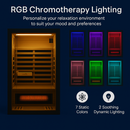 Relaxe Caldera™ Full Spectrum Infrared Sauna With Red Light Therapy Panel