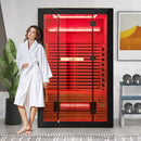 Relaxe Caldera™ Full Spectrum Infrared Sauna With Red Light Therapy Panel