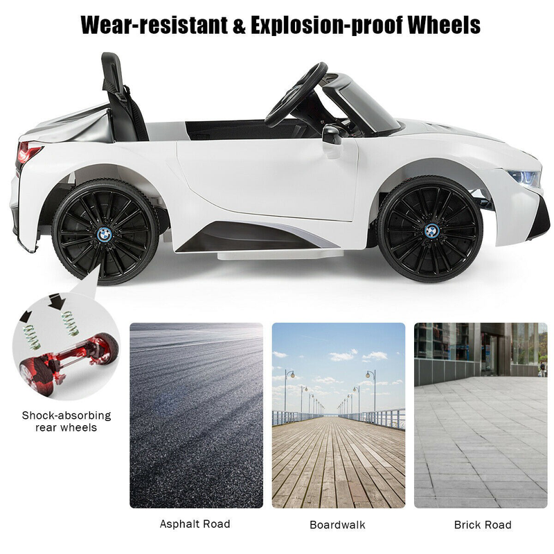 12V Licensed BMW Kids Ride on Car with Remote Control