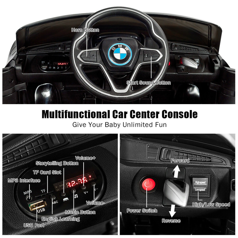 12V Licensed BMW Kids Ride on Car with Remote Control