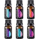 Top 6 Blends Essential Oils Set - Aromatherapy Diffuser Blends Oils for Sleep, Mood, Breathe, Temptation, Feel Good, Anxiety Relief