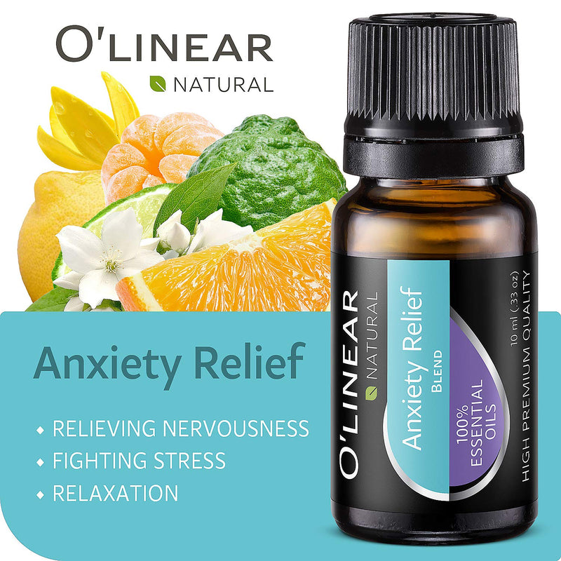 Top 6 Blends Essential Oils Set - Aromatherapy Diffuser Blends Oils for Sleep, Mood, Breathe, Temptation, Feel Good, Anxiety Relief