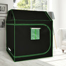 Mylar Hydroponic Grow Tent Roof Cube with Zipped Doors  Observation Windows and Vents -60 x 60 x 72 inch