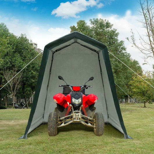 6' x 8' Outdoor Carport Patio Storage Shelter Shed Car Canopy