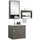 Modern Wall-mounted Bathroom Vanity Sink Set