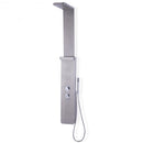 59” Stainless Steel Shower Panel with Massage Jets and Hand Shower 