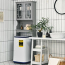 Bathroom Spacesaver Organizer with Adjustable Shelf-Gray