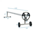 21 Ft  Aluminum Pool Cover Reel Set