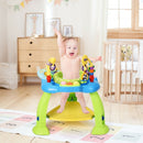 2-in-1 Baby Jumperoo Adjustable Sit-to-stand Activity Center-Green