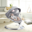 Baby Swing Electric Rocking Chair with Music Timer-Gray