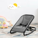 2-in-1 Adjustable Baby Bouncer and Rocker-Gray