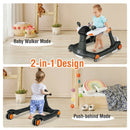 2-in-1 Foldable Activity Push Walker with Adjustable Height