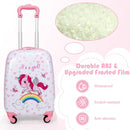 2 Pcs Kids Luggage Set 12" Backpack and 16" Kid Carry on Suitcase with Wheels