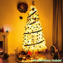 8 ft  White Artificial PVC Christmas Tree with Stand