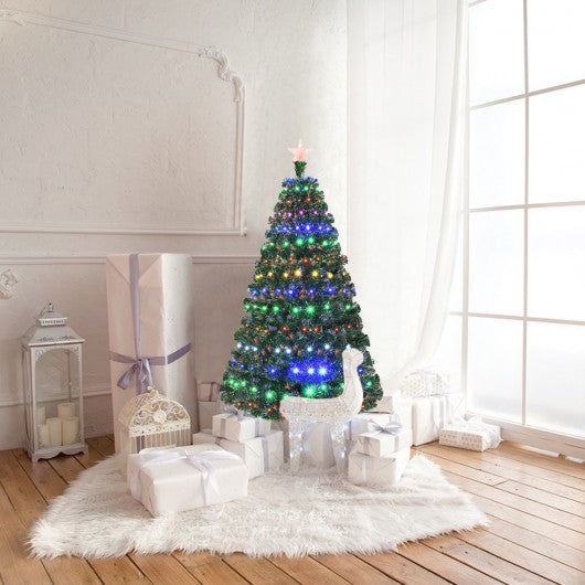 5' - 6' - 7' Multicolor LED Fiber Optic Artificial Christmas Tree-5'